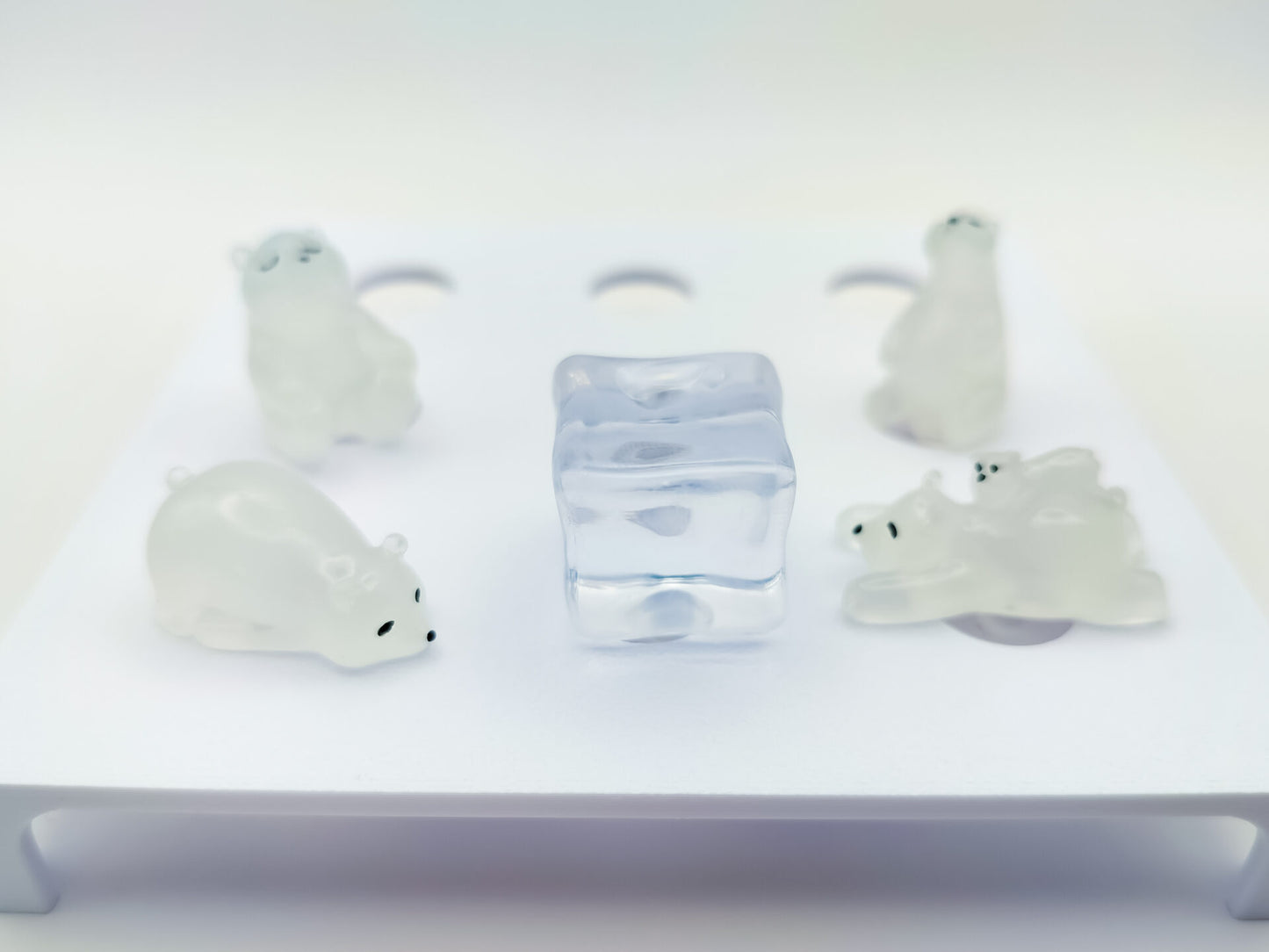 Polar Bears Clog Charms 5pc Set