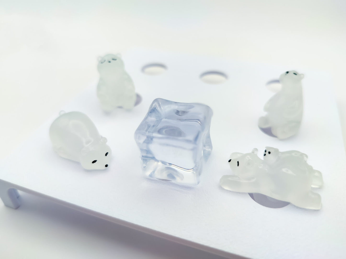 Polar Bears Clog Charms 5pc Set