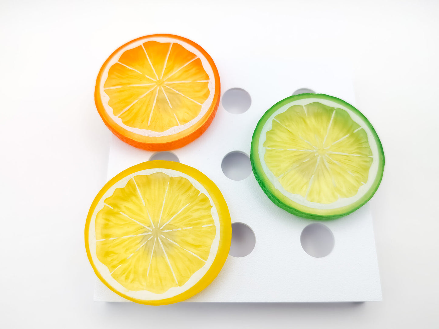 Citrus Slice Clog Charms