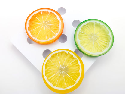 Citrus Slice Clog Charms