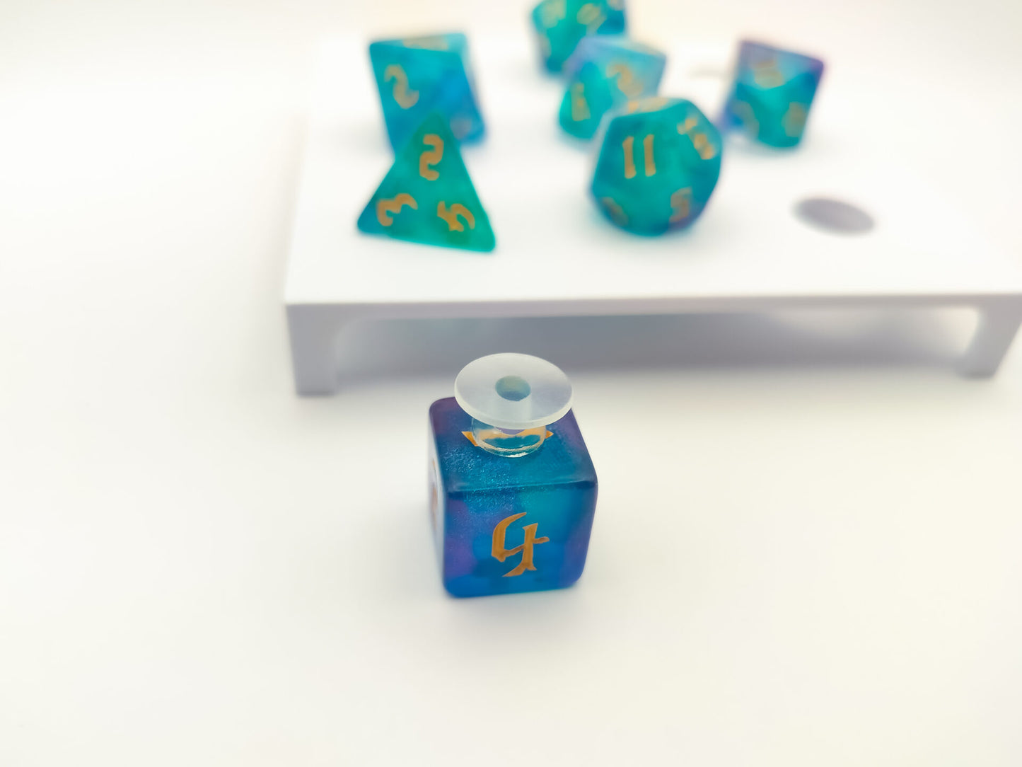 D&D Dice Clog Charm 7pc Set