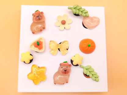 Cozy Autumn Clog Charm 12pc Set