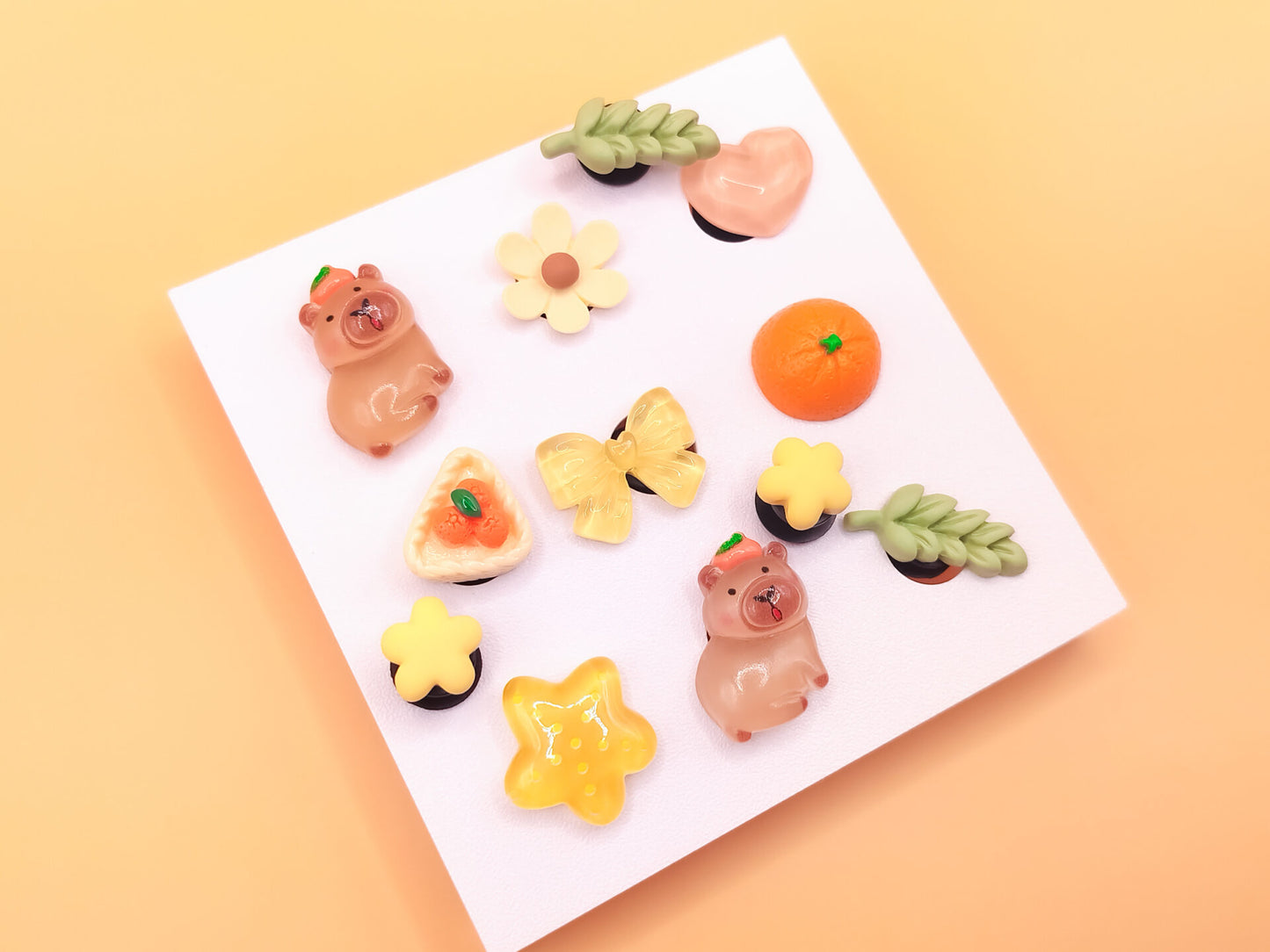 Cozy Autumn Clog Charm 12pc Set