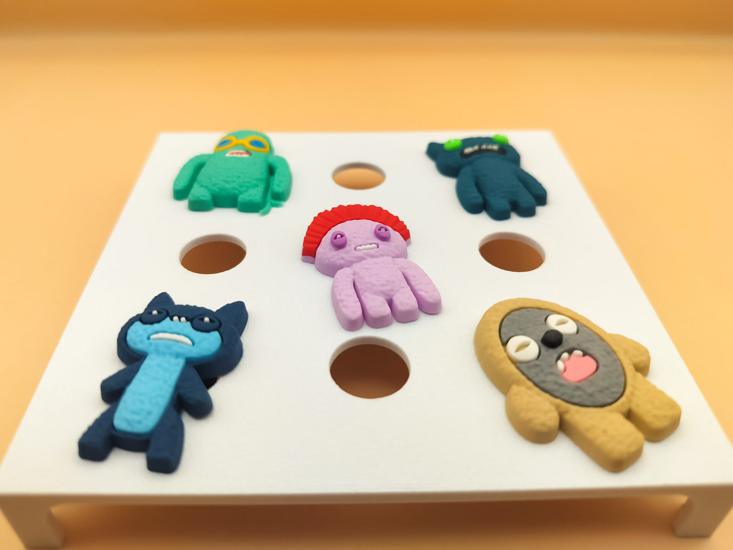 Ugly Monster Clog Charms
