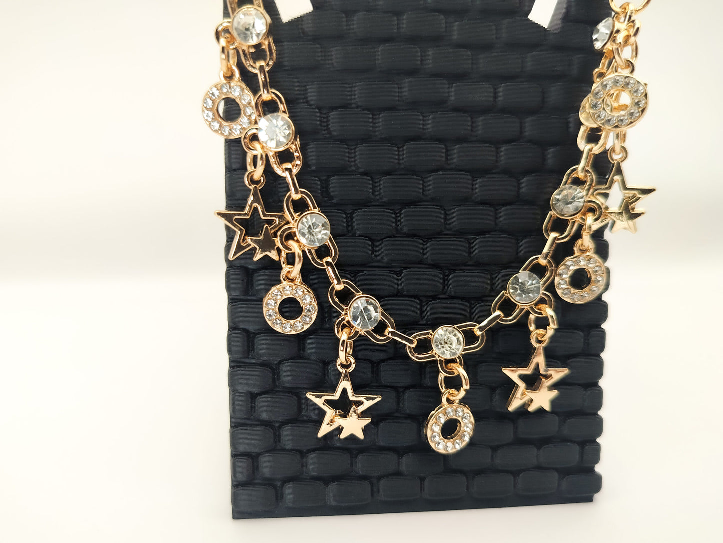 Gold Star Shoe Chains 2pc Set