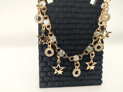 Gold Star Shoe Chains 2pc Set