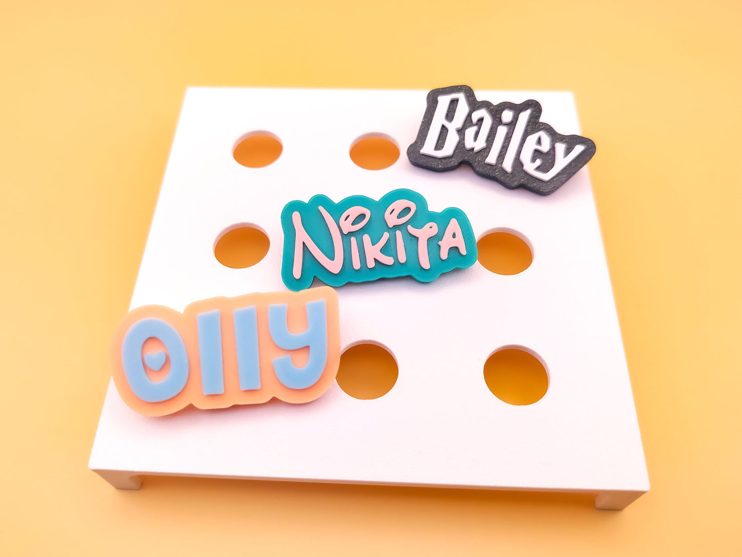 Personalized Name Shoe Charms