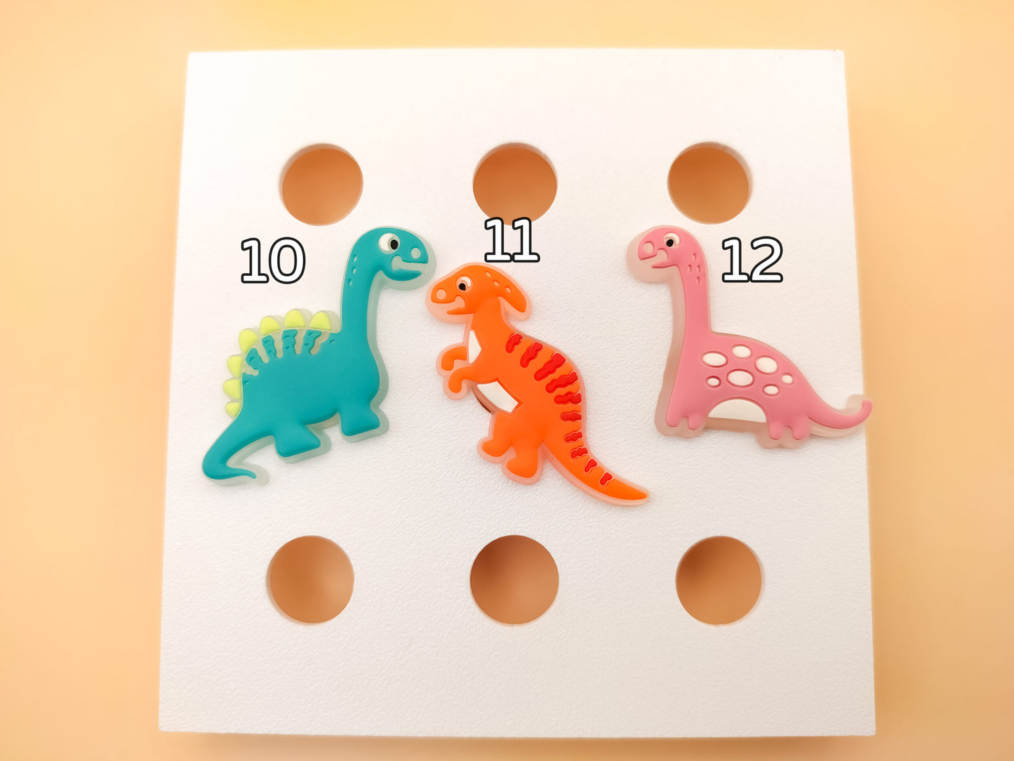 Luminous Dinosaur Clog Charms