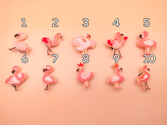 Flamingo Clog Charms