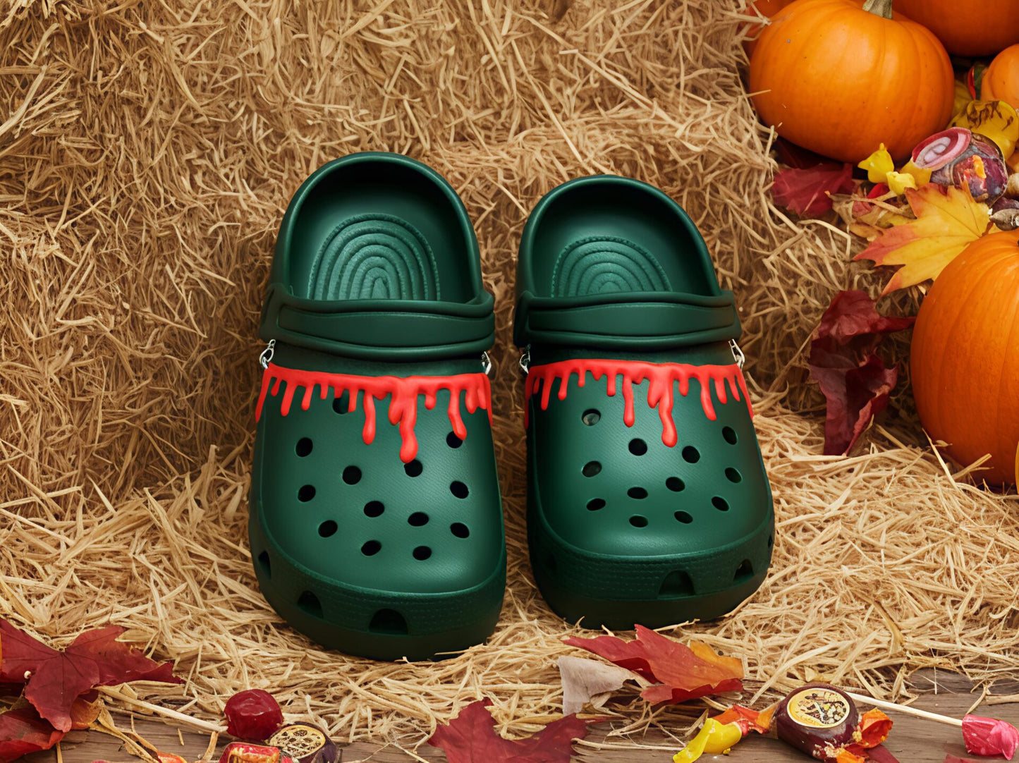 Blood Drop Clog Chains 2pc Set