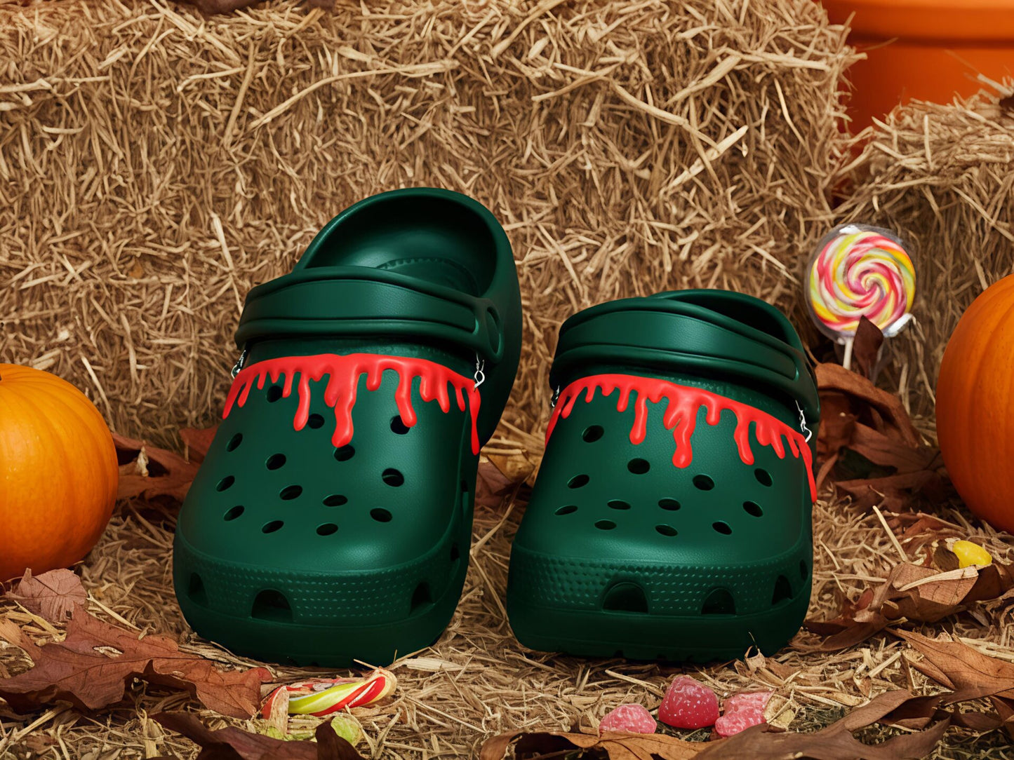 Blood Drop Clog Chains 2pc Set