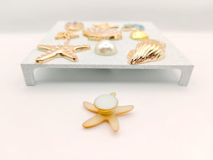 Gold Coastal Clog Charms 16pc Set