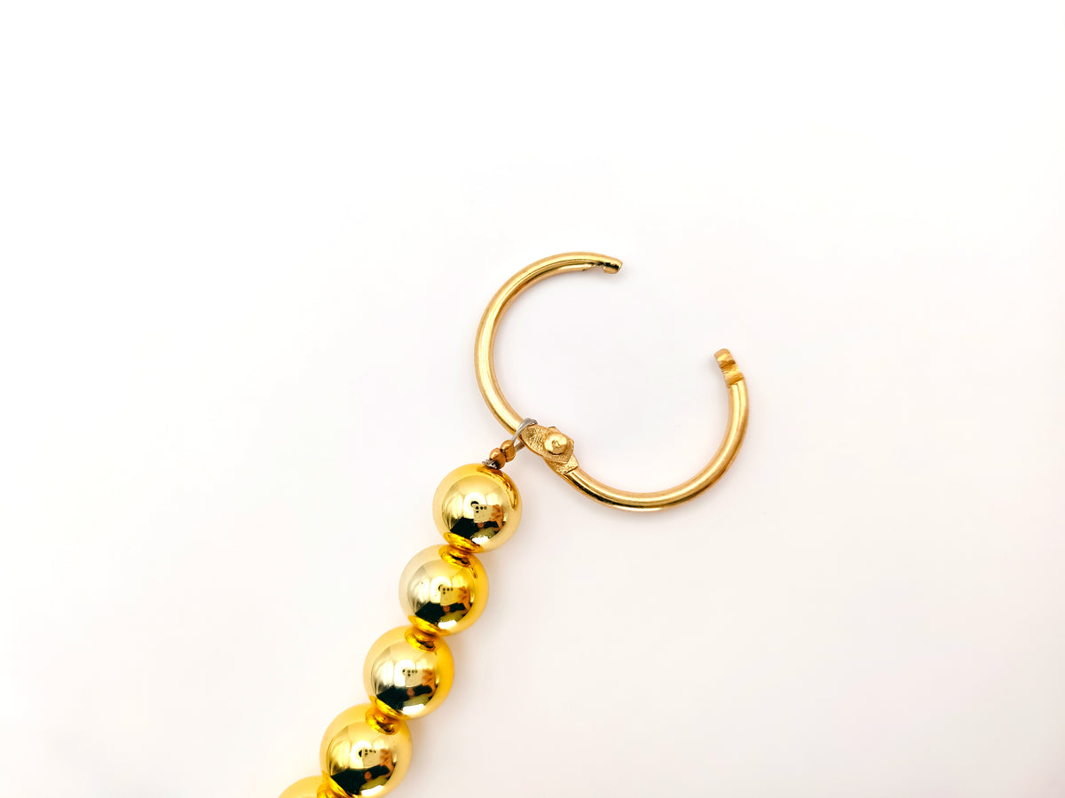 Metallic Pearl Clog Chains 2pc Set