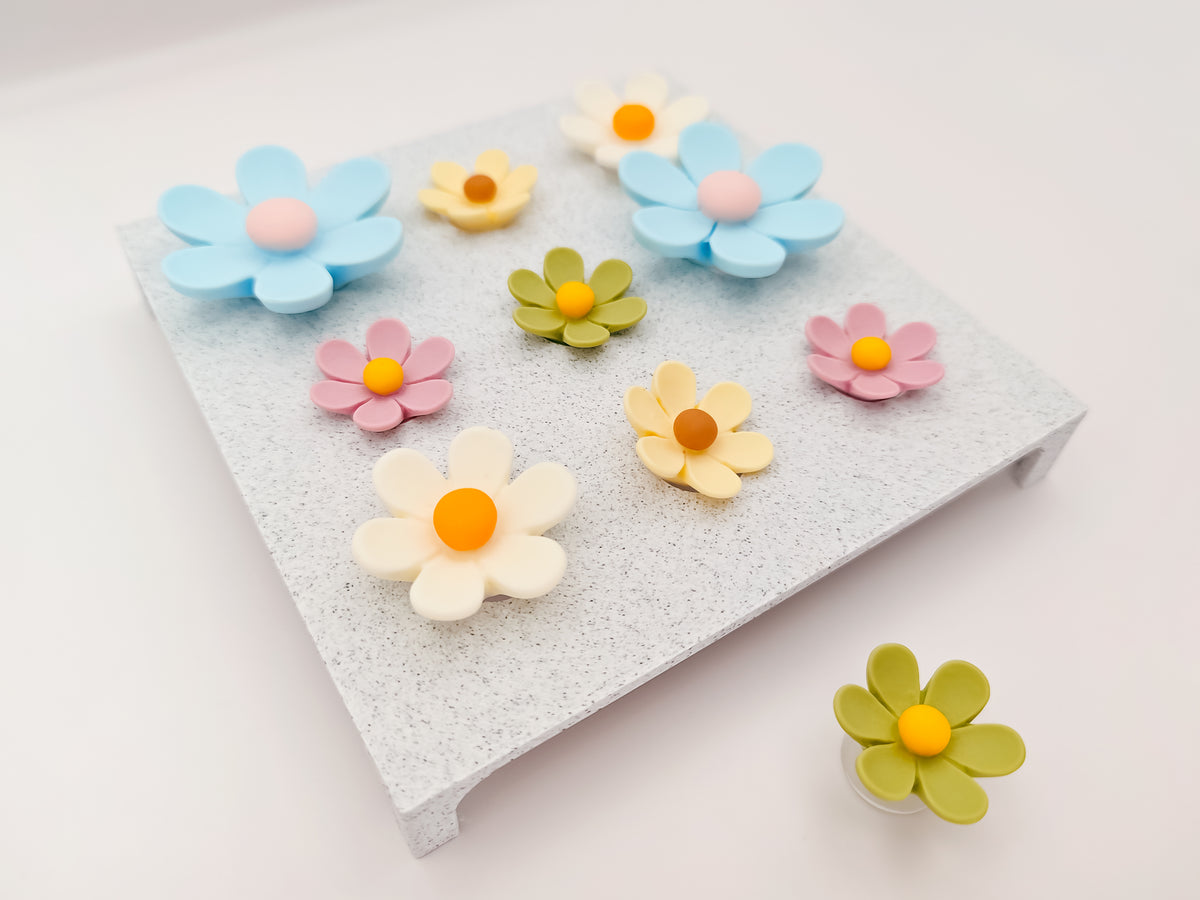 Blaubeer-Blumen-Clog-Anhänger 10er Set