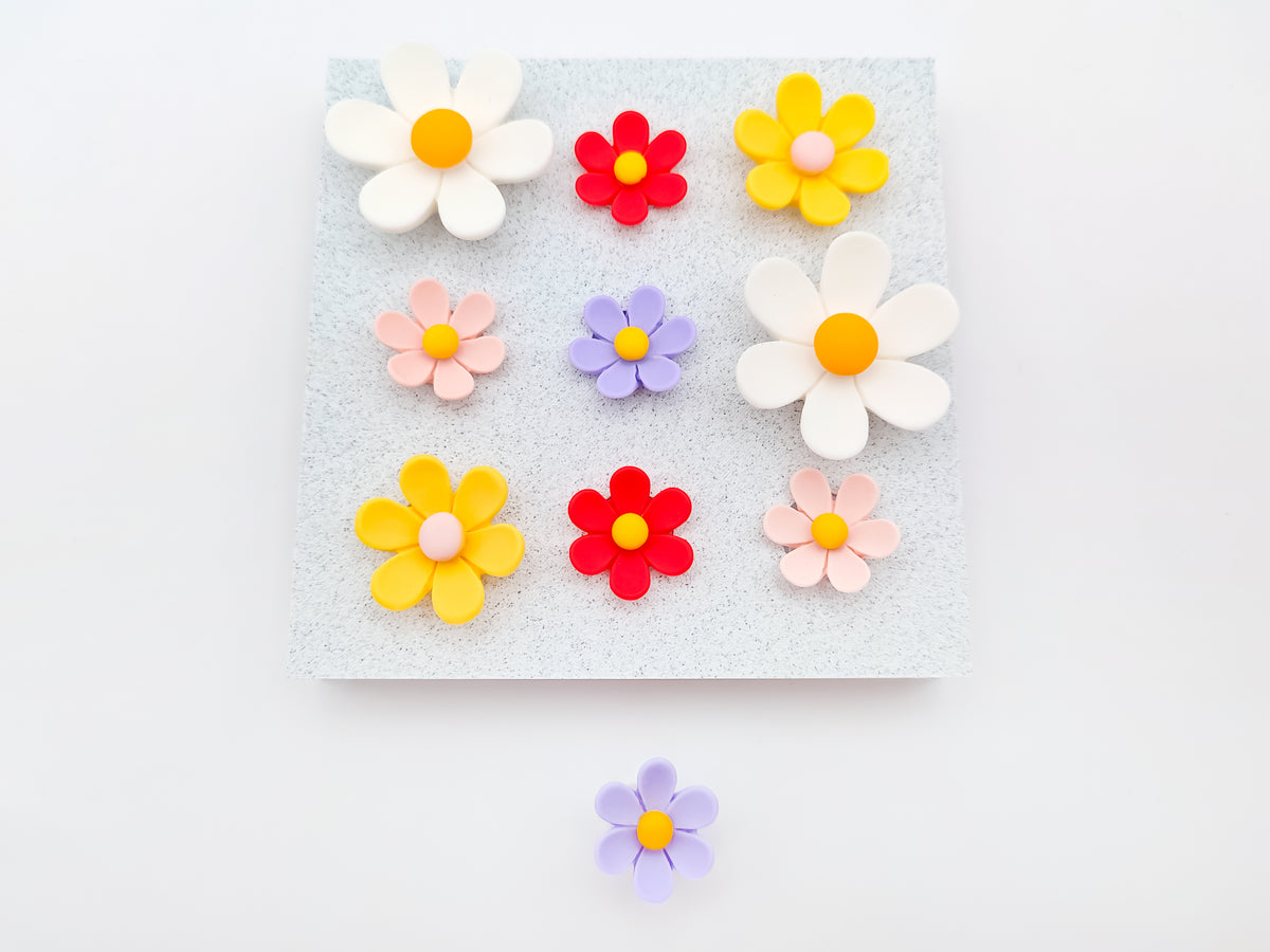 Sunset Flowers Clog Charm 10pc Set