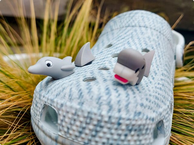 Shark & Dolphin 3D Clog Charms