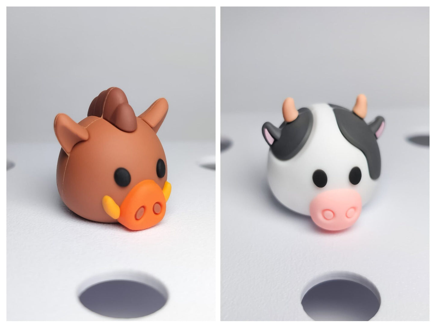 Animal Faces Clog Charms