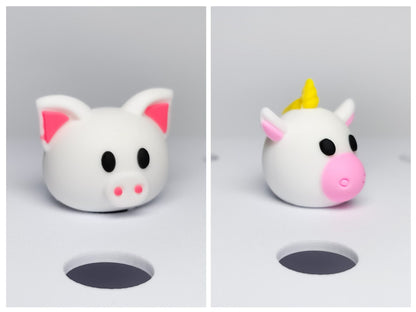 Animal Faces Clog Charms