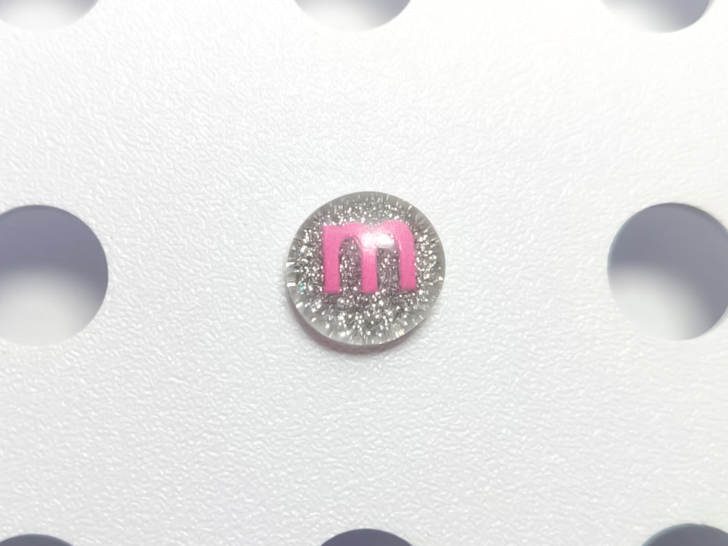 Glitter M&M Candy Clog Charms