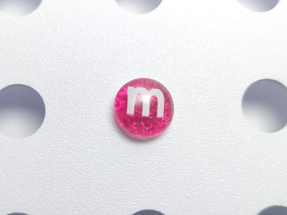 Glitter M&M Candy Clog Charms