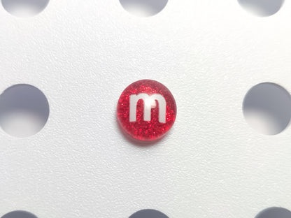 Glitter M&M Candy Clog Charms
