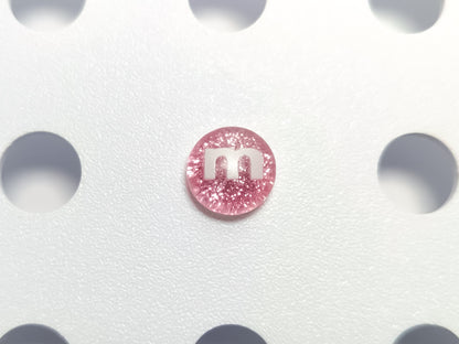 Glitter M&M Candy Clog Charms