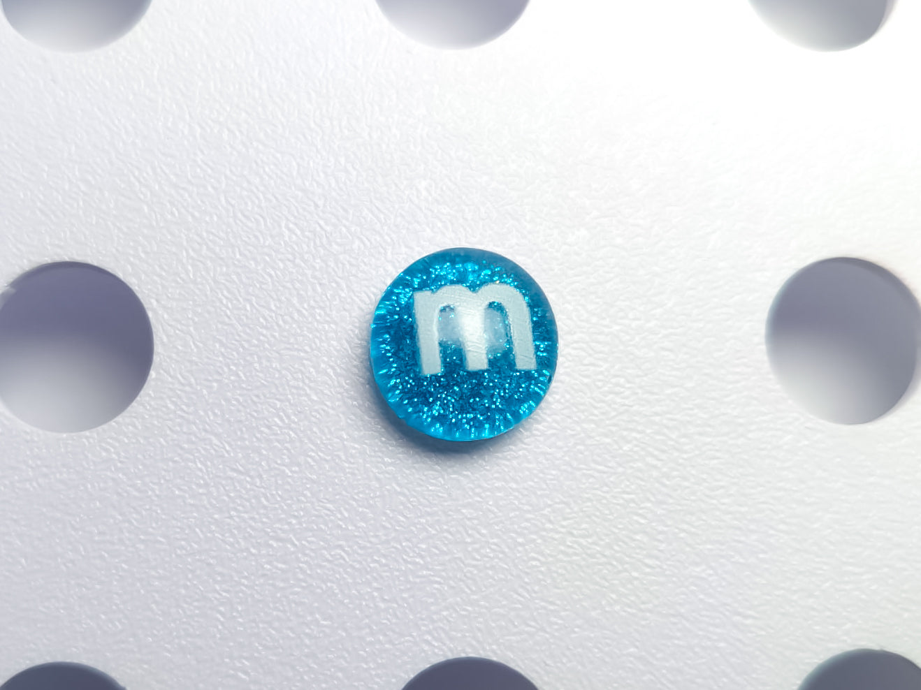 Glitter M&M Candy Clog Charms