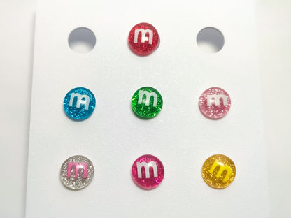 Glitter M&M Candy Clog Charms