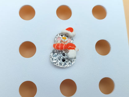 Christmas Glitter Clog Charms
