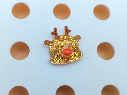 Christmas Glitter Clog Charms