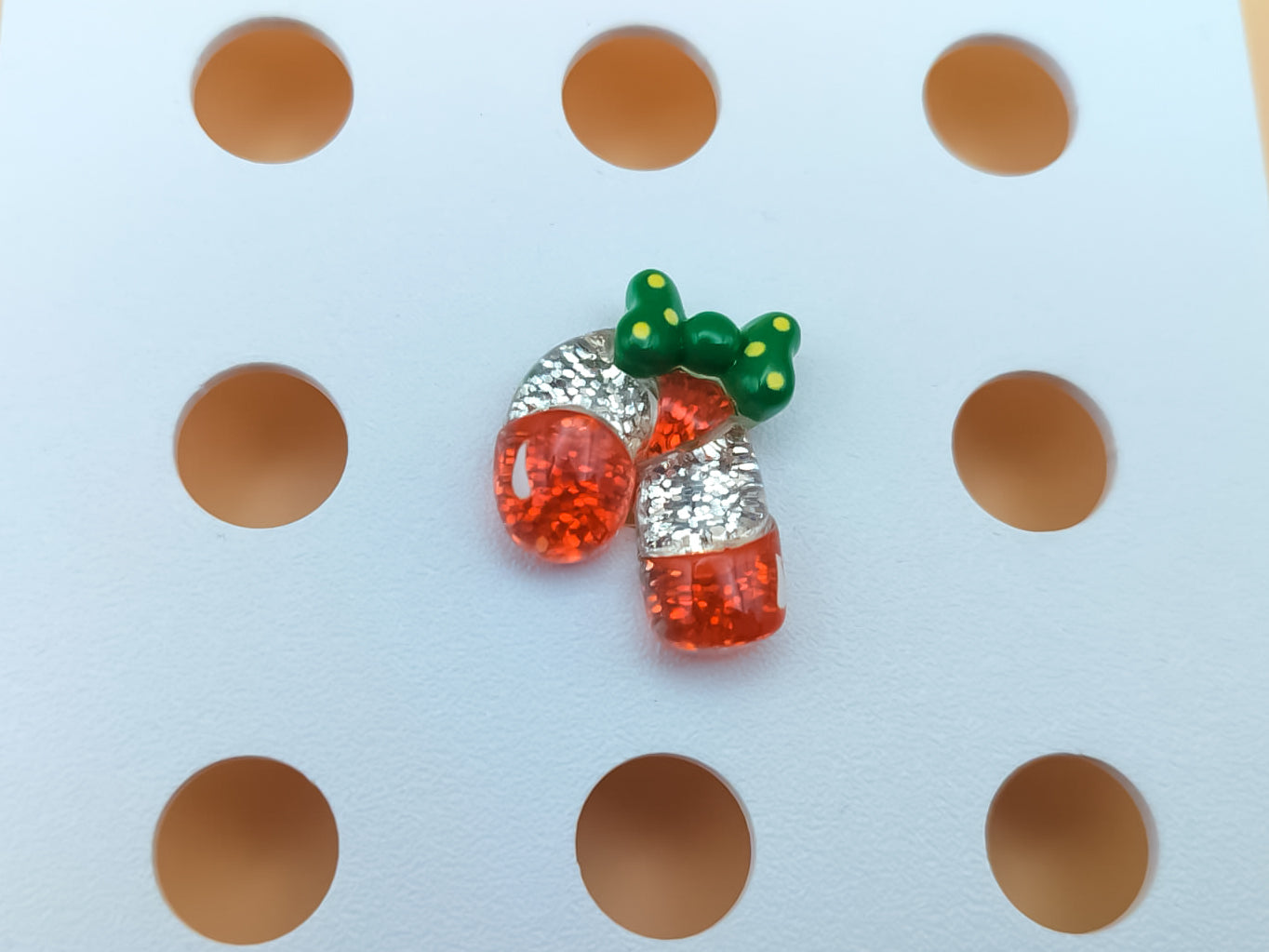 Christmas Glitter Clog Charms