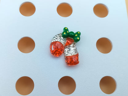 Christmas Glitter Clog Charms