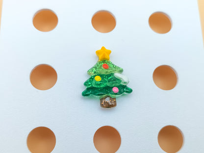 Christmas Glitter Clog Charms
