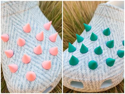 Studs & Spikes Clog Charms