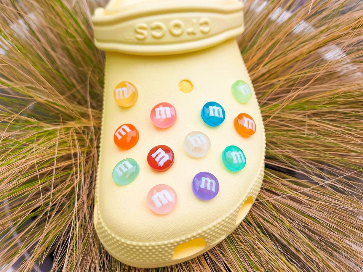Luminous M&M Candy Clog Charms