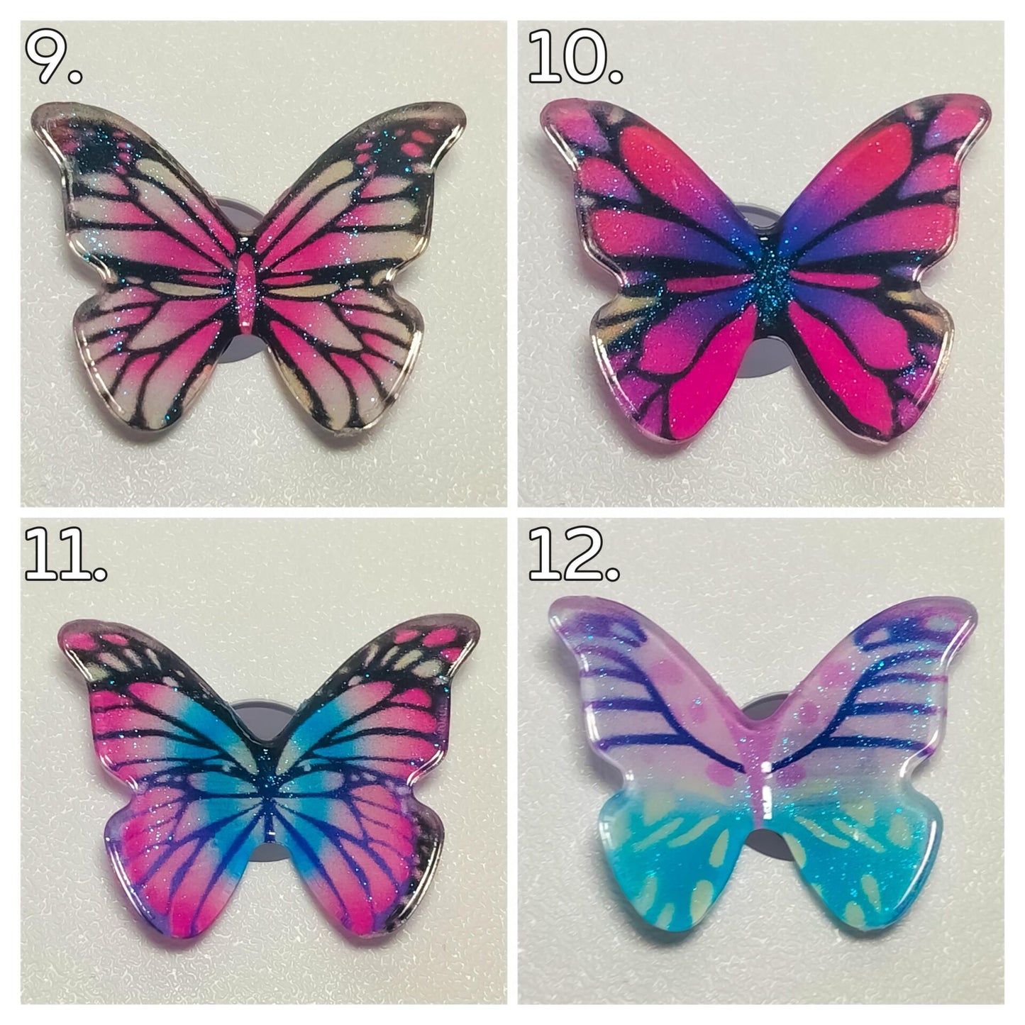 Butterfly Clog Charms