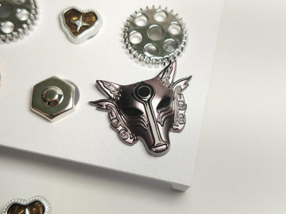Steampunk Clog Charm 10pc Set