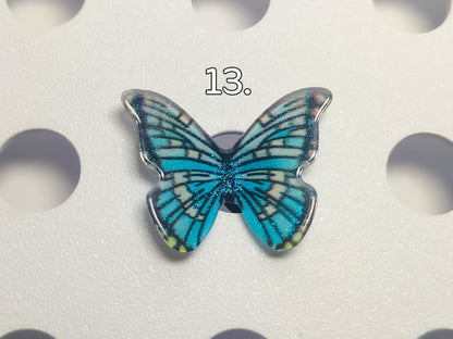 Butterfly Clog Charms