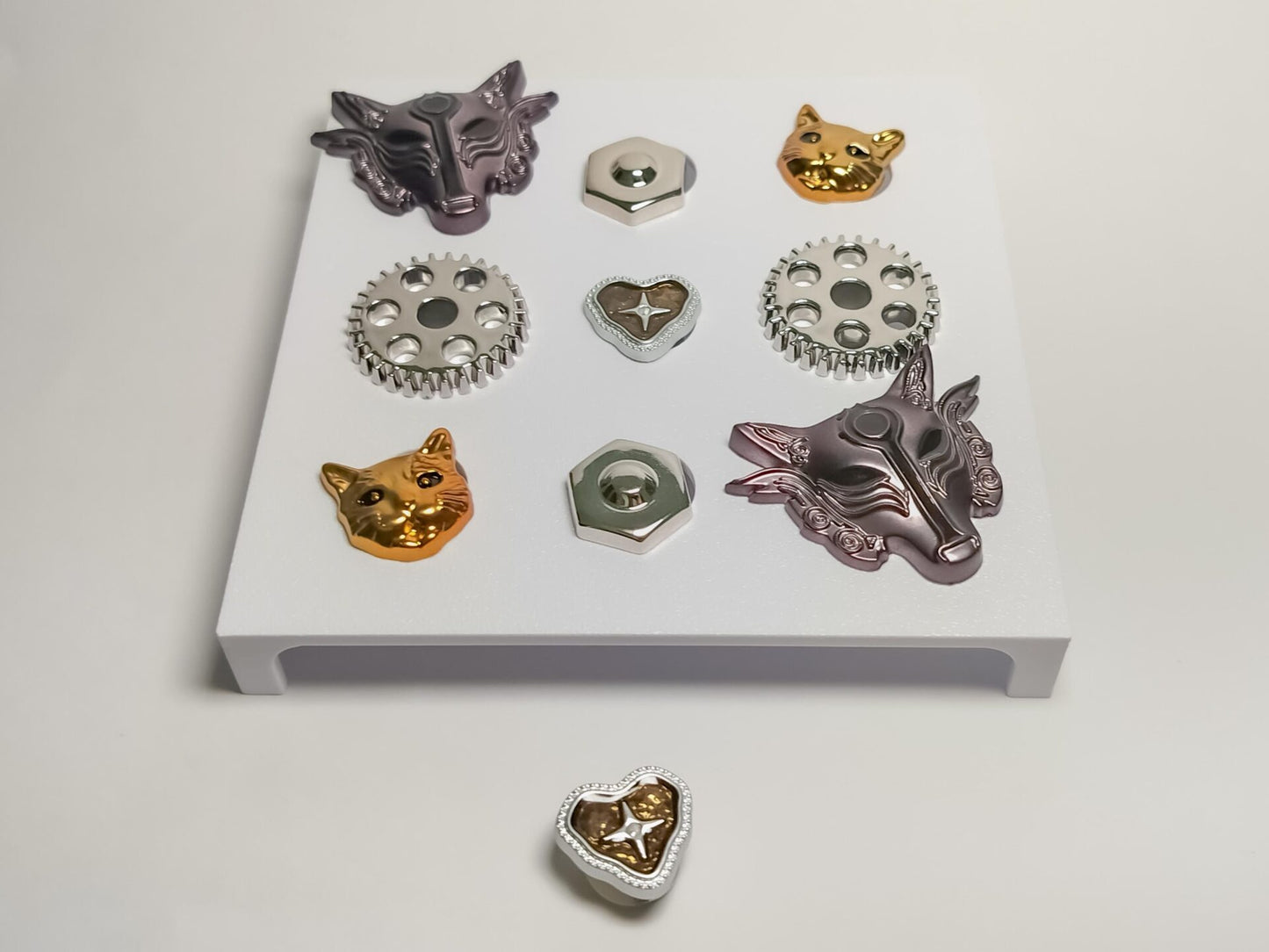 Steampunk Clog Charm 10pc Set