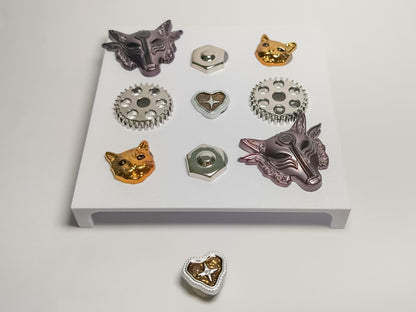 Steampunk Clog Charm 10pc Set
