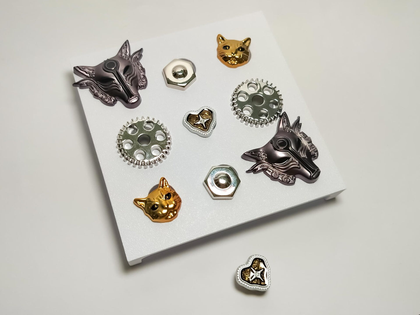 Steampunk Clog Charm 10pc Set