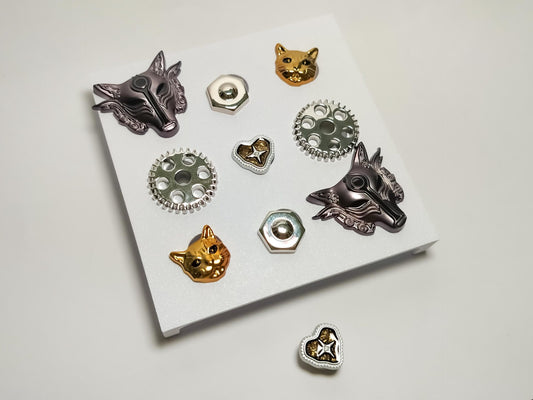 Steampunk Clog Charm 10pc Set