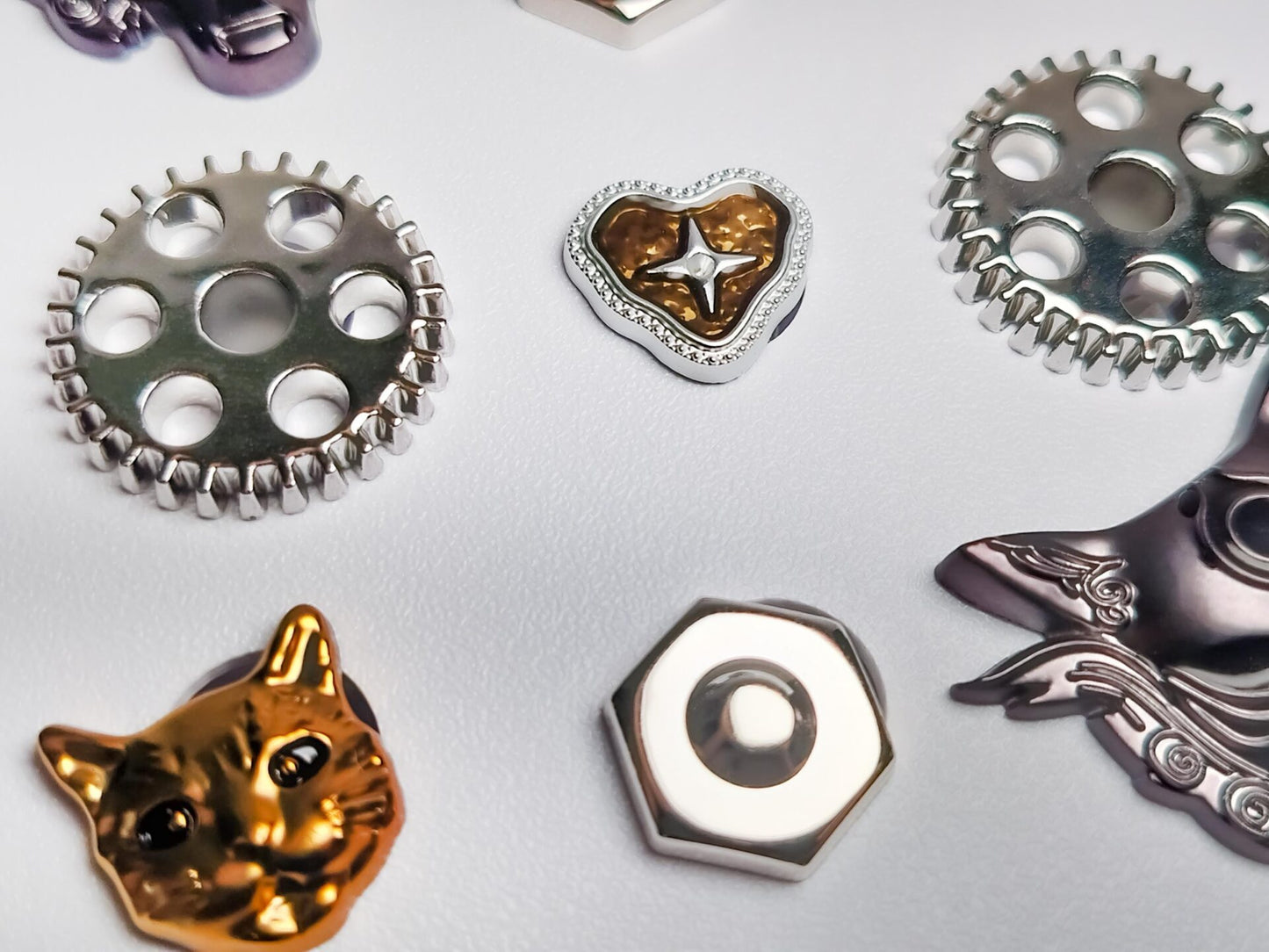 Steampunk Clog Charm 10pc Set