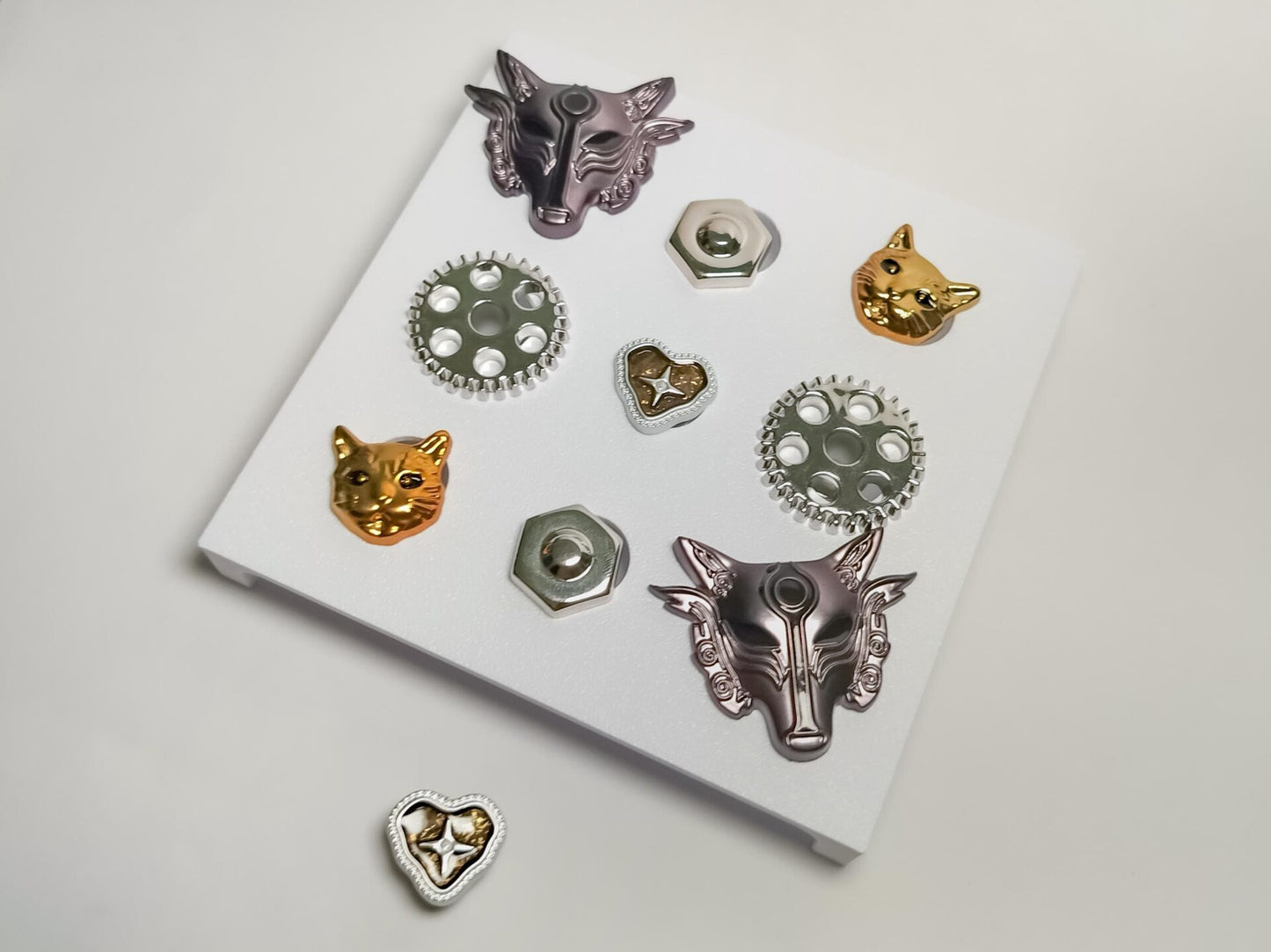 Steampunk Clog Charm 10pc Set