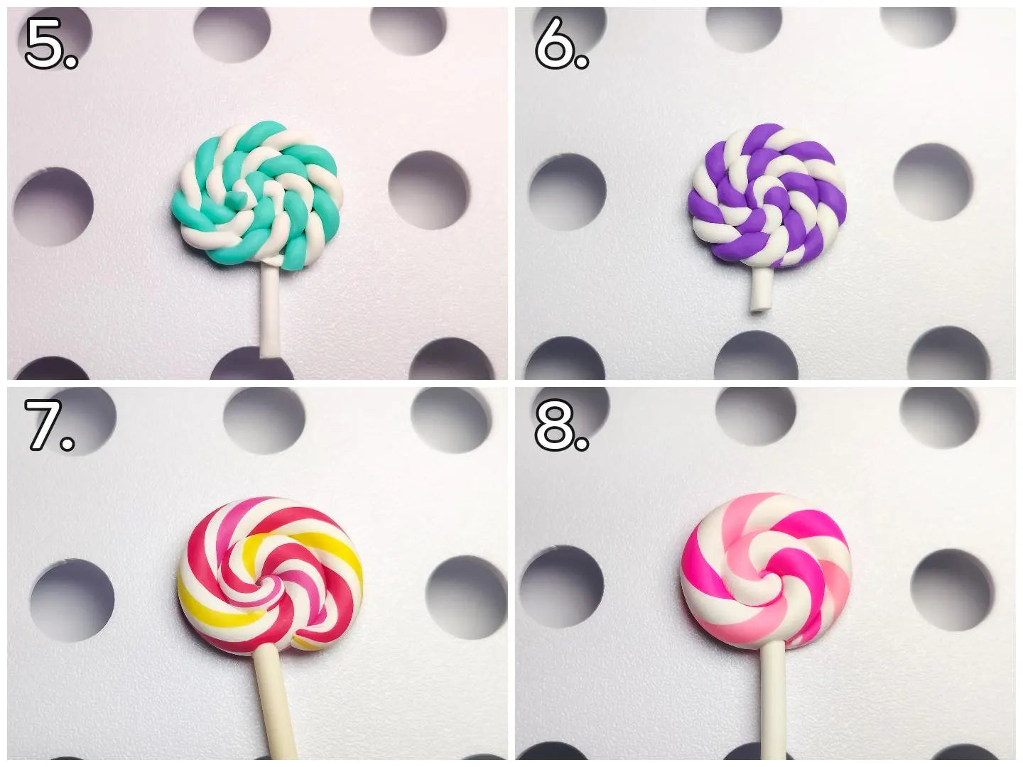 Lollipop Clog Charms