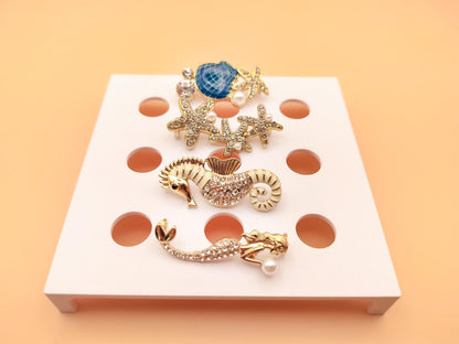 Shoelace Jewelry Clips 4pc Set