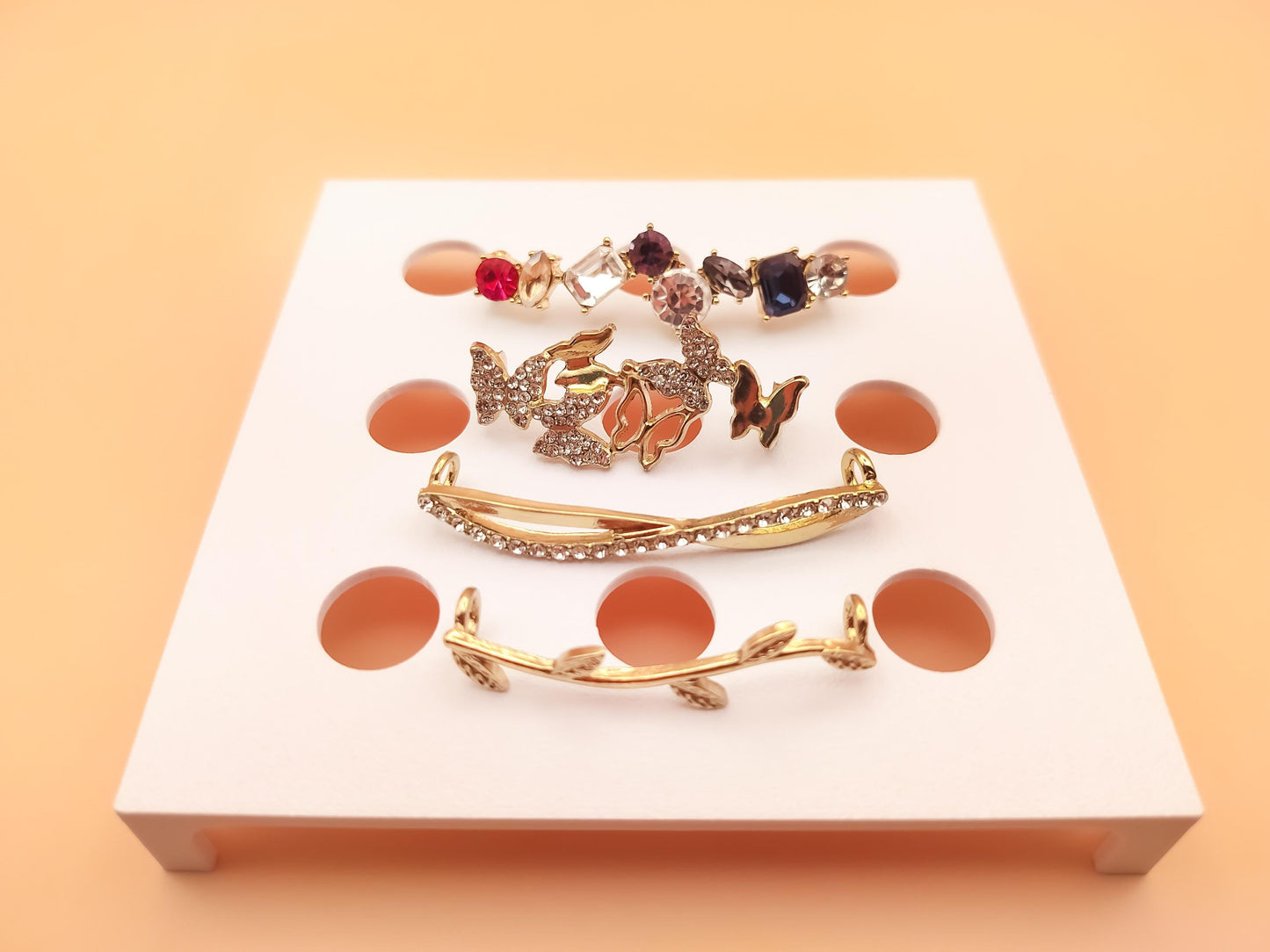 Shoelace Jewelry Clips 4pc Set