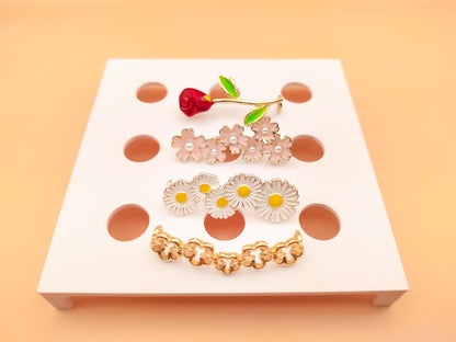 Shoelace Jewelry Clips 4pc Set