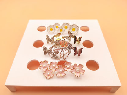 Shoelace Jewelry Clips 4pc Set