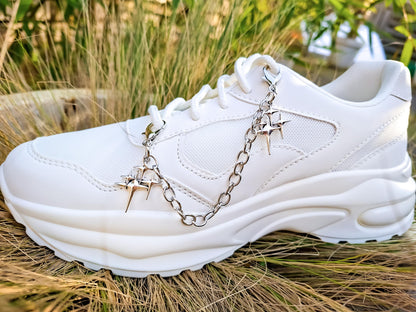 Star Pendant Shoe Chains 2pc Set